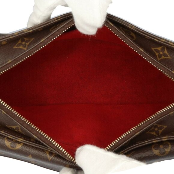 LOUIS VUITTON Brown Monogram Canvas Shoulder Bag - Picture 6 of 15